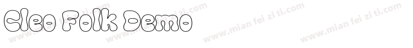 Cleo Folk Demo字体转换